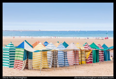 Spain, Gijón :: Beach color